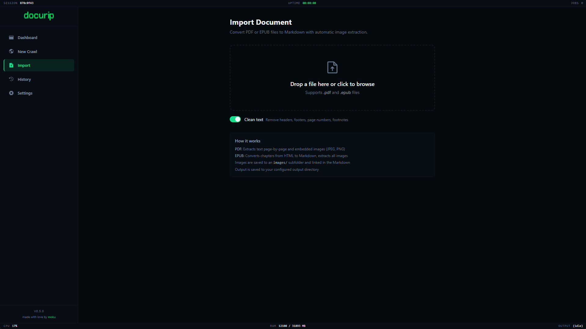 PDF/EPUB Importer